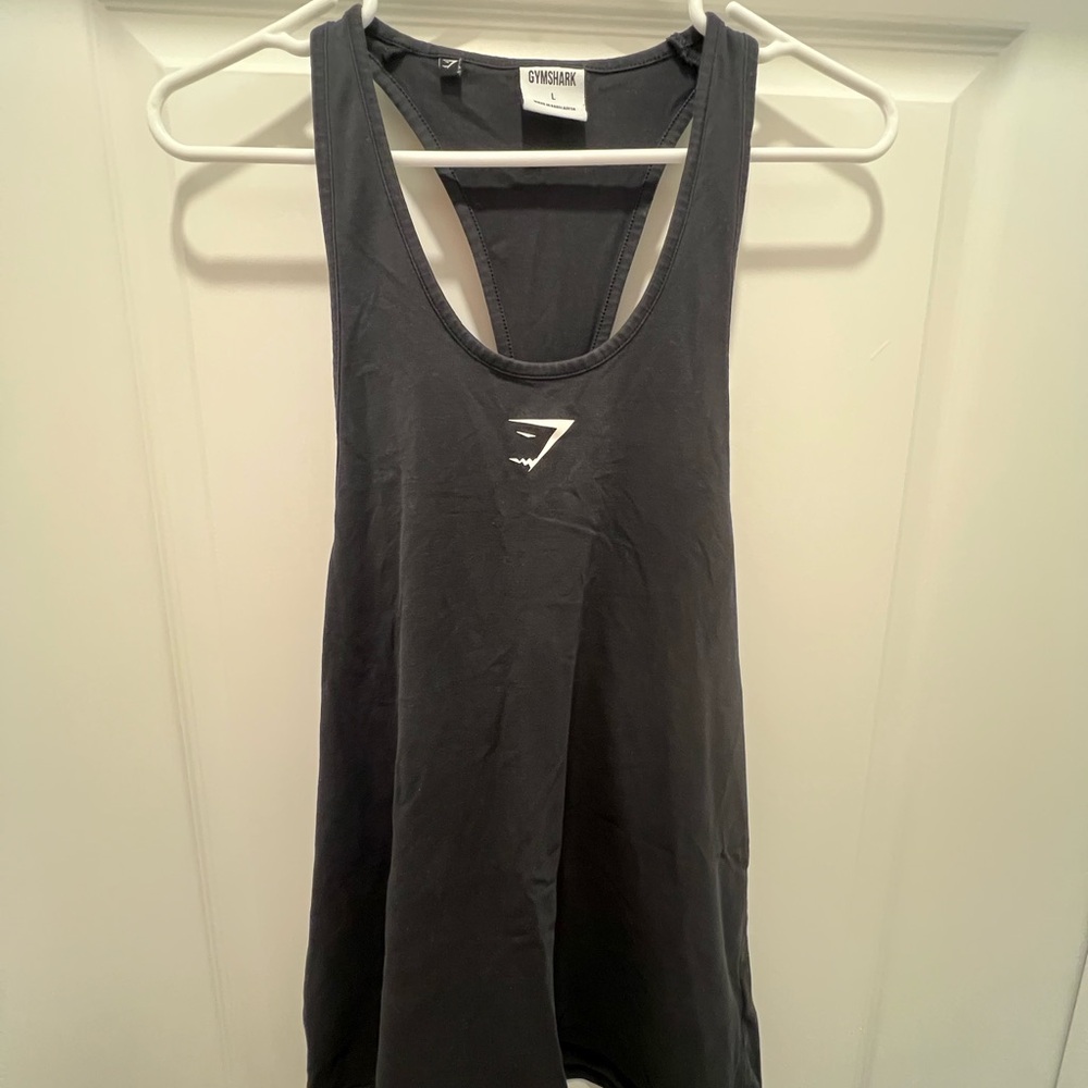 Gymshark Black Tank Top Stringer